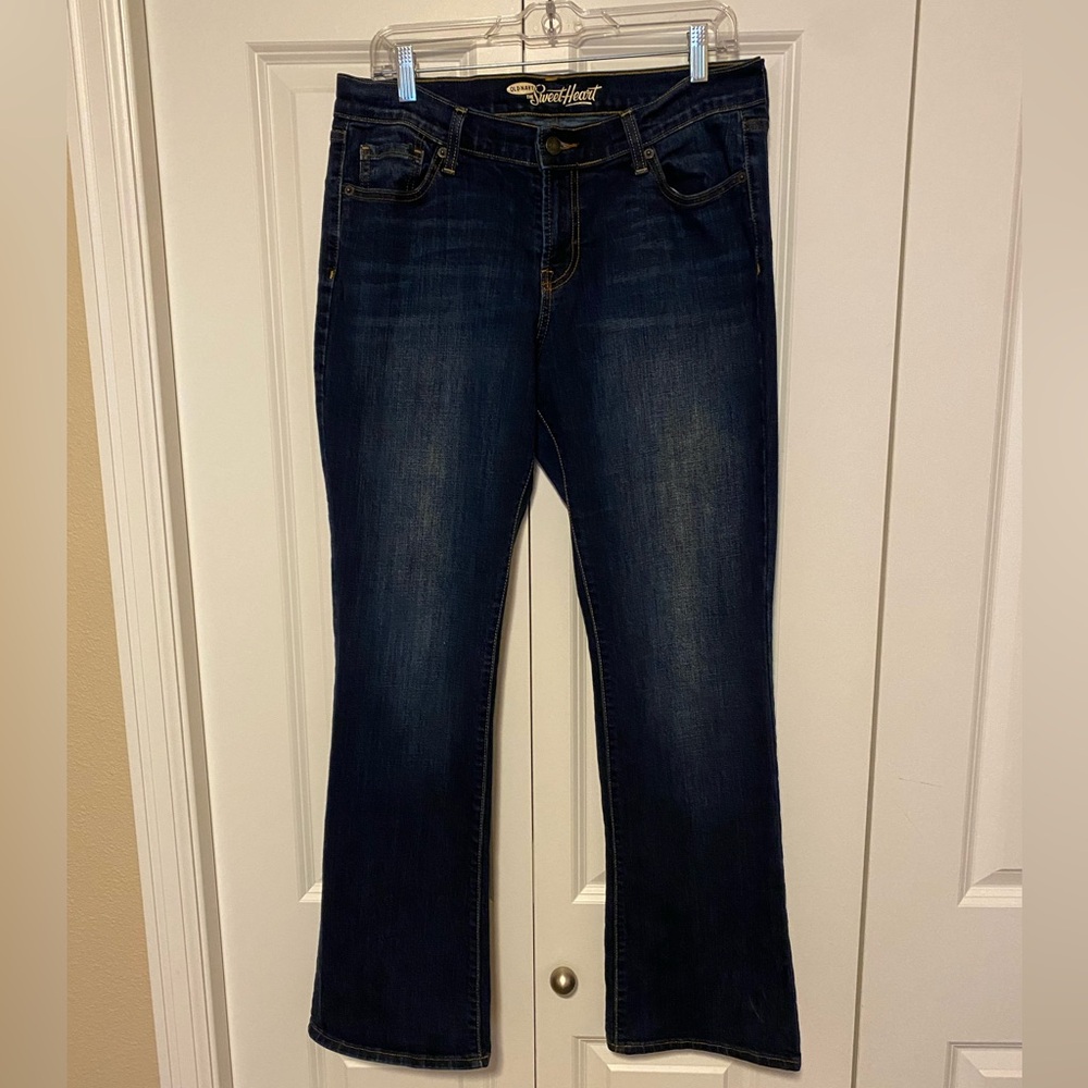 Old Navy sweetheart bootcut jeans